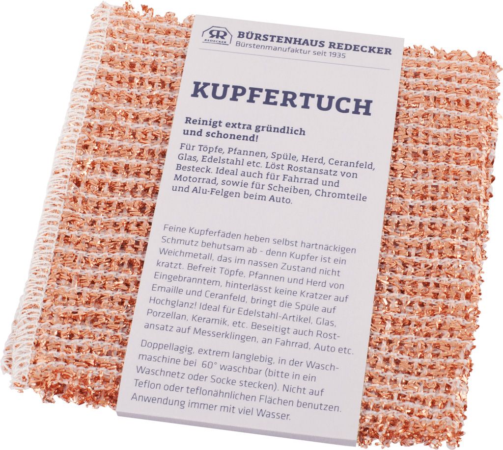 Kupfertuch 14 x 15 cm