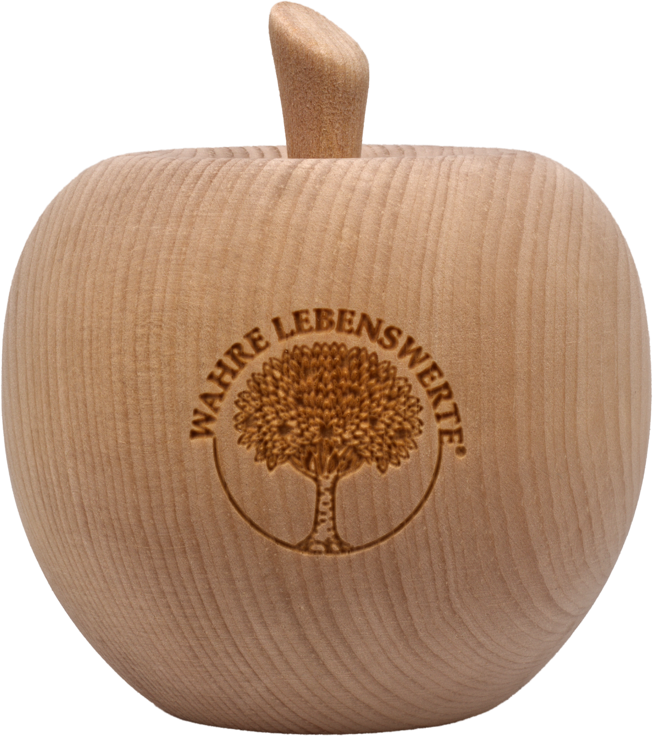 Wahre Lebenswerte Zirbenholz-Apfel