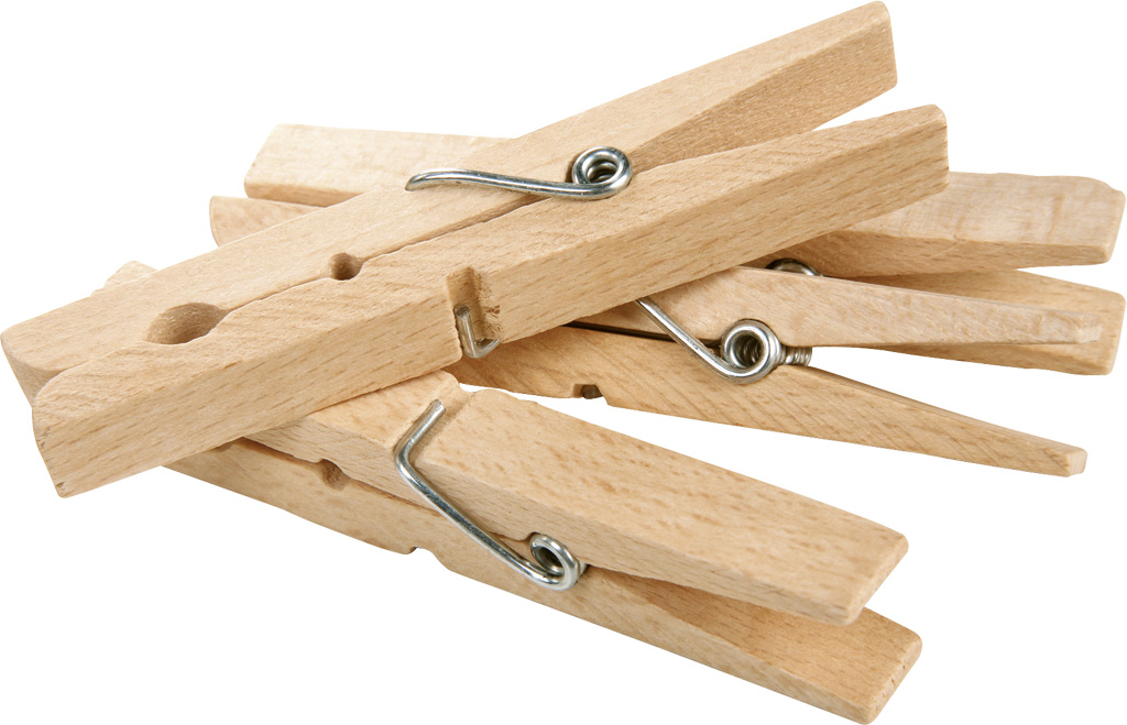 Holzwäscheklammern "Jumbo"