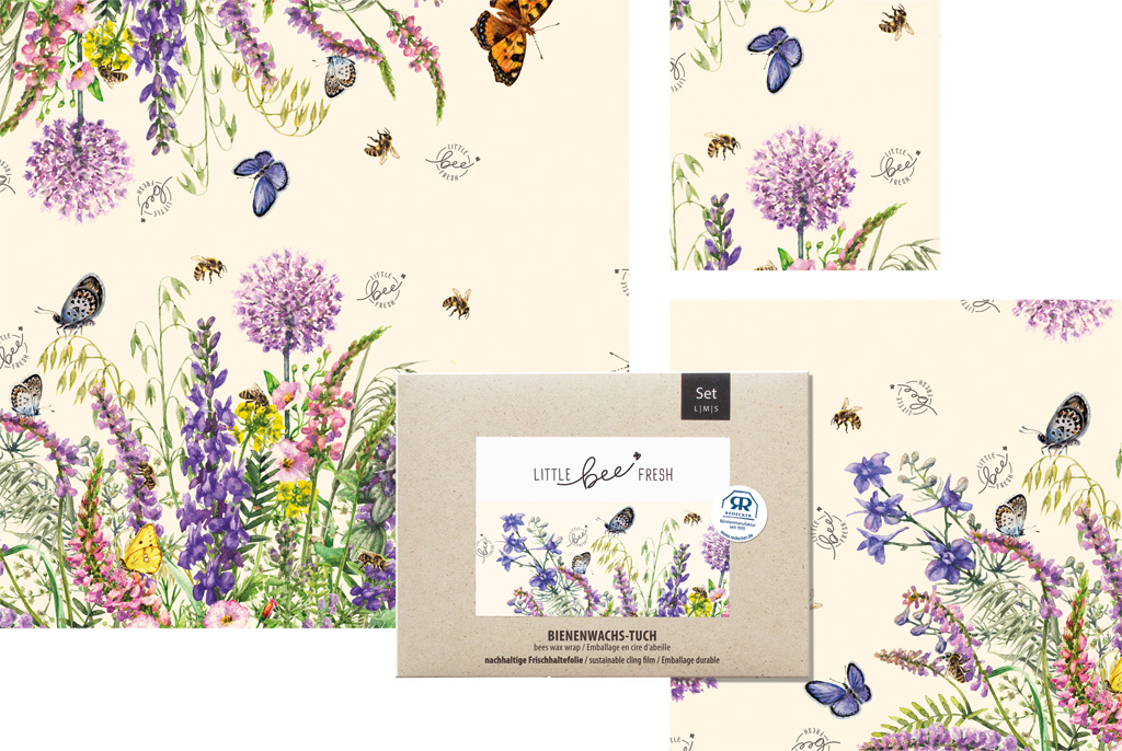 Bienenwachs-Tuch Set (S-M-L)